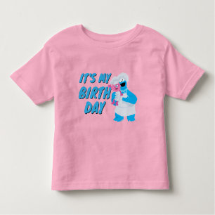 Cookie Monster & Gonger It's My Birthday Toddler T-shirt