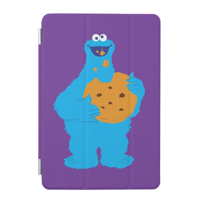 Cookie Monster Graphic iPad Mini Cover (Front)