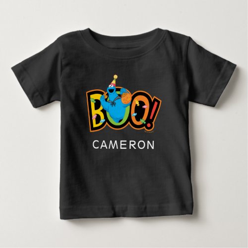 Cookie Monster  Halloween Boo Baby T_Shirt