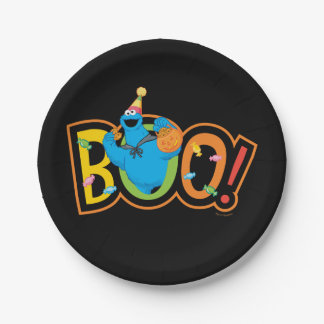Cookie Monster | Halloween Boo! Paper Plates