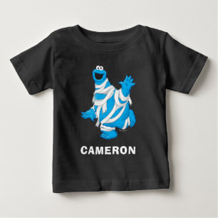 Cookie Monster Halloween Mummy Baby T-Shirt
