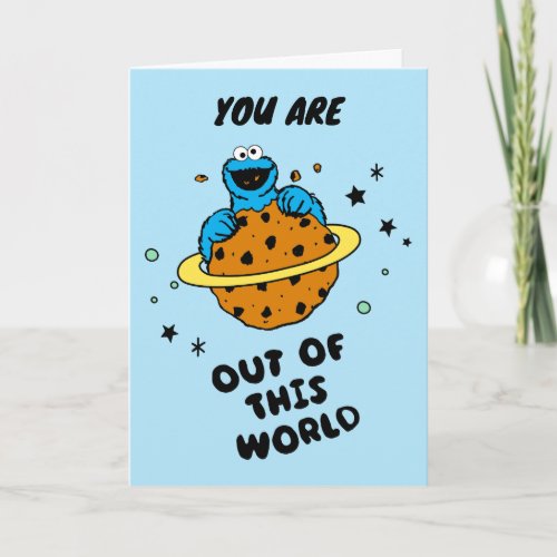 Cookie Monster  Happy Birthday Card