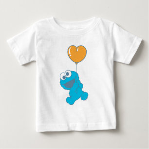 Cookie Monster Heart Balloon Baby T-Shirt