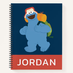 Cookie Monster Hiking Add Your Name Notebook