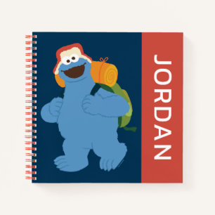 Cookie Monster Hiking Add Your Name Notebook