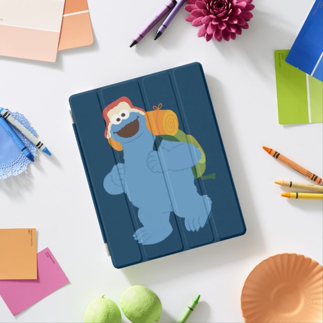 Cookie Monster Hiking iPad Smart Cover (In Situ)