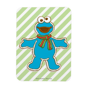 Cookie Monster Holiday Magnet