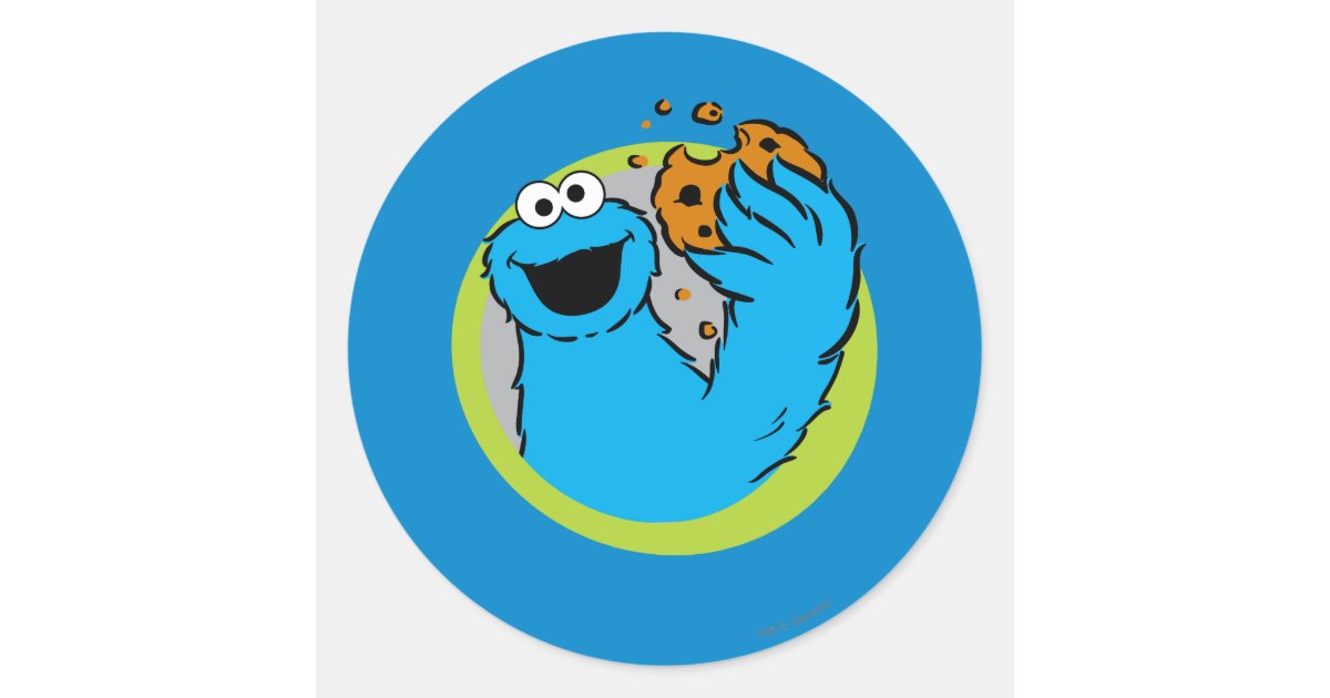 cookie-monster-image-classic-round-sticker-zazzle