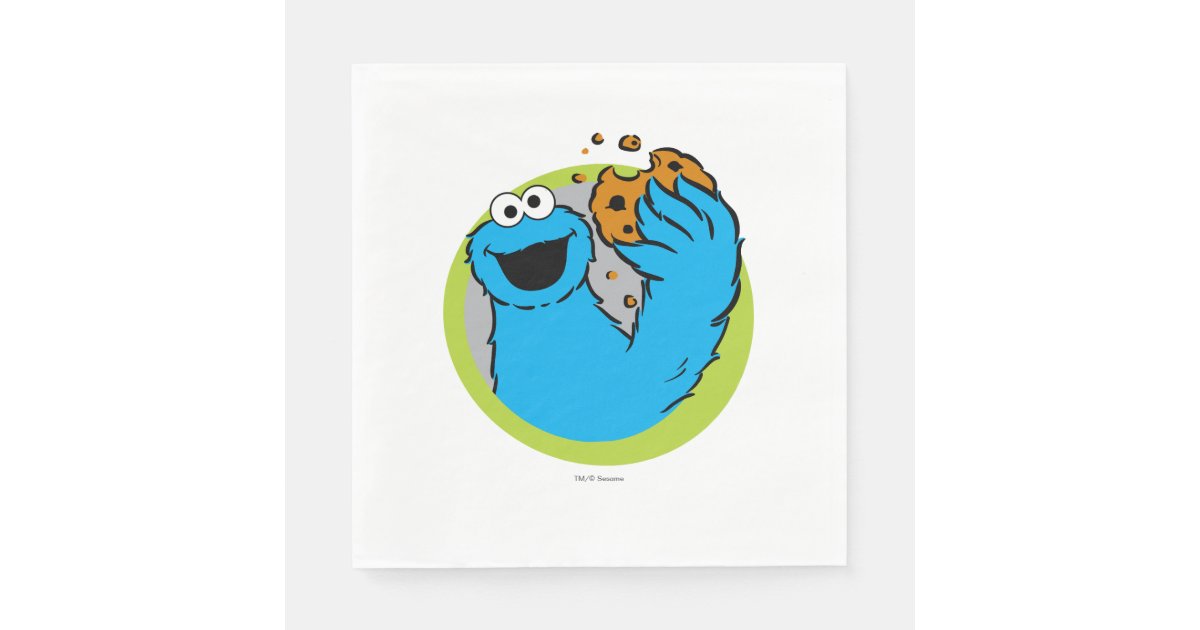 Cookie Monster Image Napkins | Zazzle