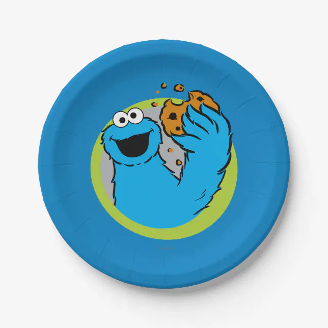 Cookie Monster Image Paper Plates | Zazzle