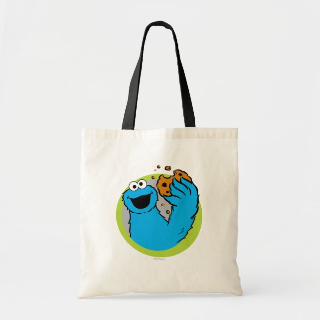 Cookie Monster Image Tote Bag (Front)
