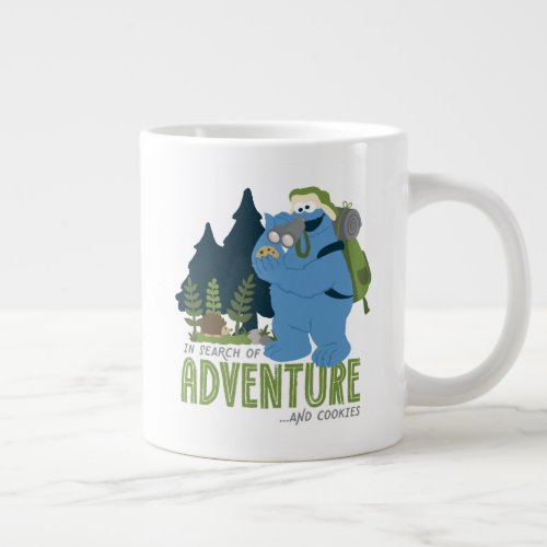 Cookie Monster  In Search of AdventureAnd Cookie Giant Coffee Mug