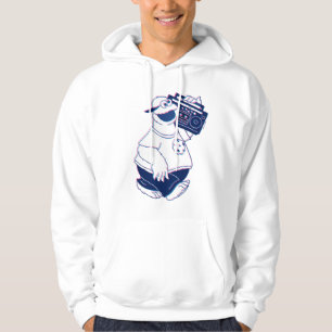 Cookie Monster   Jamming with the Boom Box Hoodie