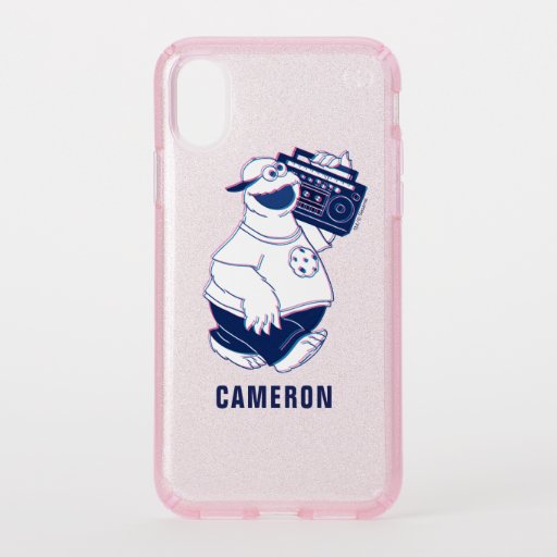 Cookie Monster | Jamming with the Boom Box Speck iPhone X Case