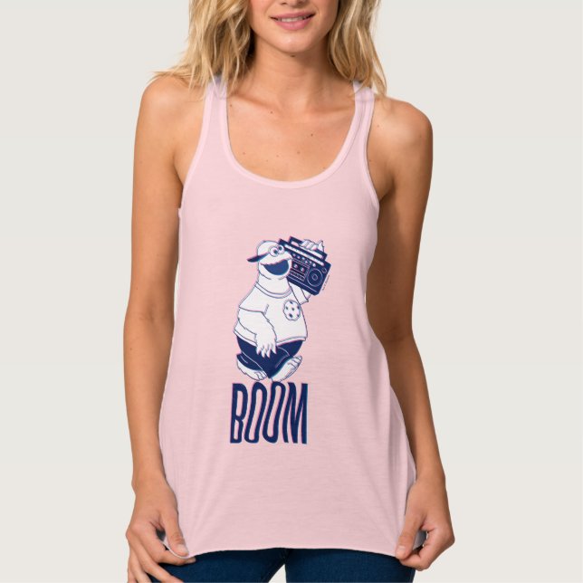 Cookie Monster | Jamming with the Boom Box Tank Top (Front)