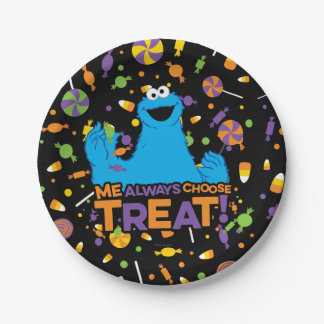 Cookie Monster - Me Always Choose Treat Paper Plates
