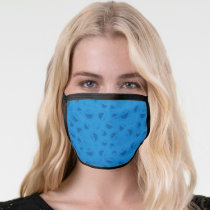 Cookie Monster | Me Awesome Blue Pattern Face Mask