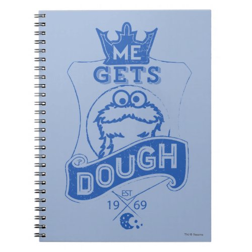 Cookie Monster Me Gets Dough Notebook