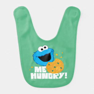Cookie Monster Me Hungry! Baby Bib