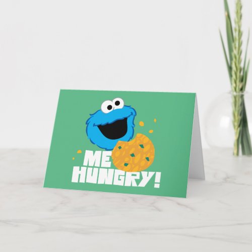 Cookie Monster  Me Hungry Card