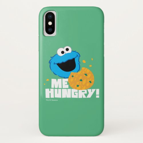 Cookie Monster  Me Hungry iPhone X Case