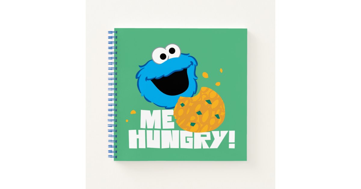 Cookie Monster | Me Hungry! Notebook | Zazzle