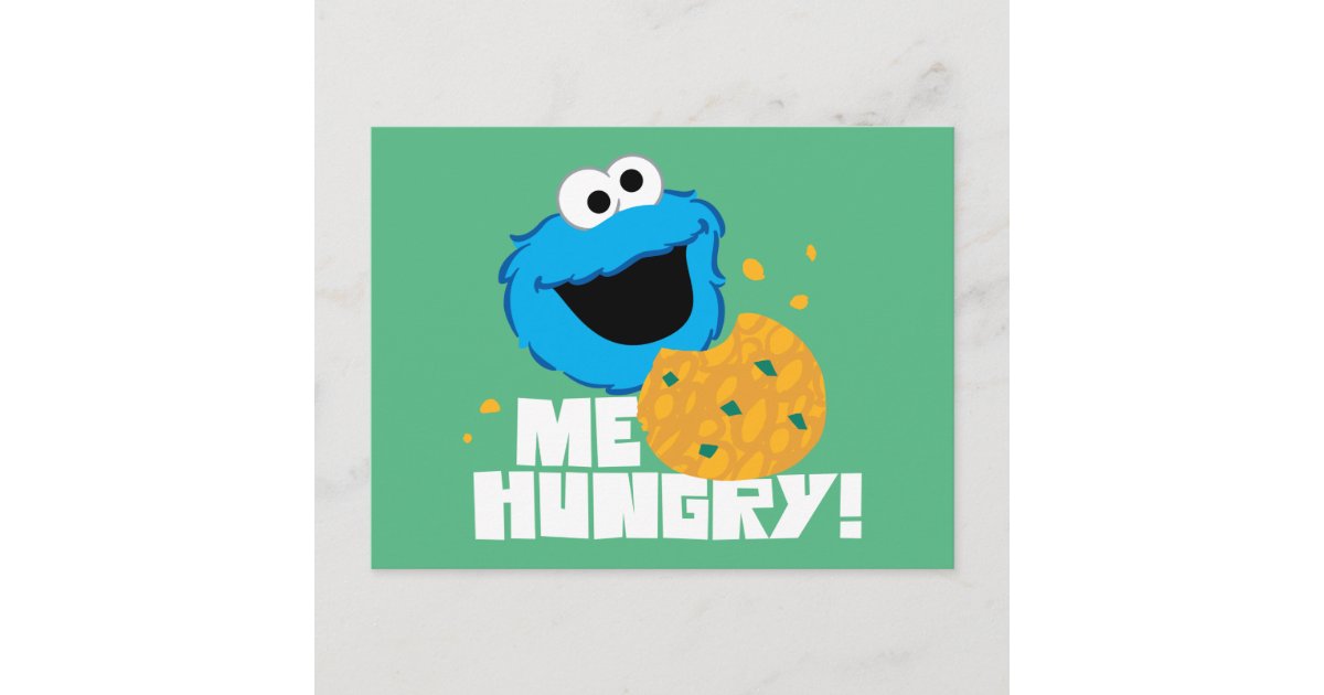 Cookie Monster | Me Hungry! Postcard | Zazzle