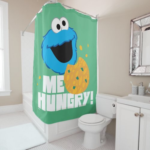 Cookie Monster  Me Hungry Shower Curtain