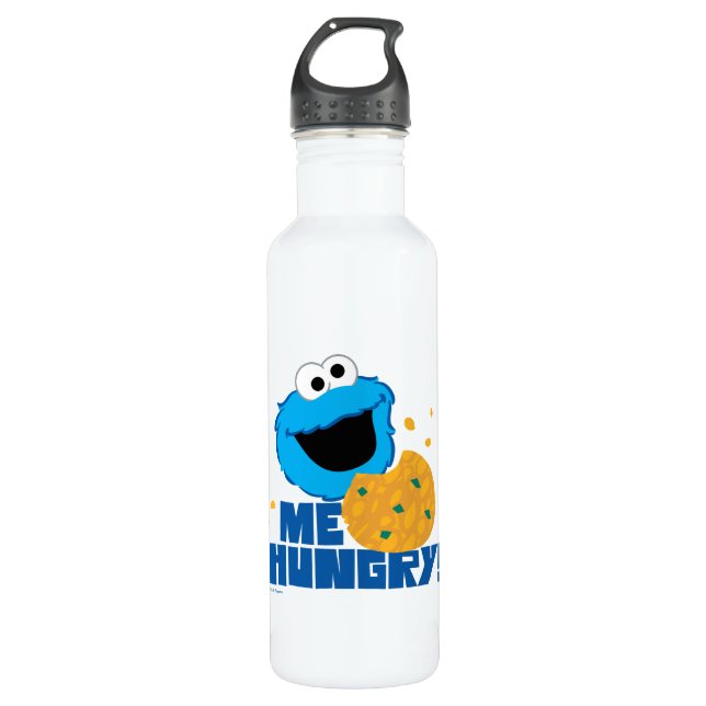 Cookie Monster | Me Hungry! Stainless Steel Water Bottle (Front)