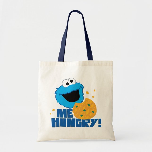 Cookie Monster | Me Hungry! Tote Bag (Front)