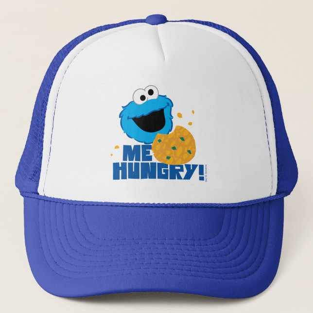 Cookie Monster | Me Hungry! Trucker Hat (Front)