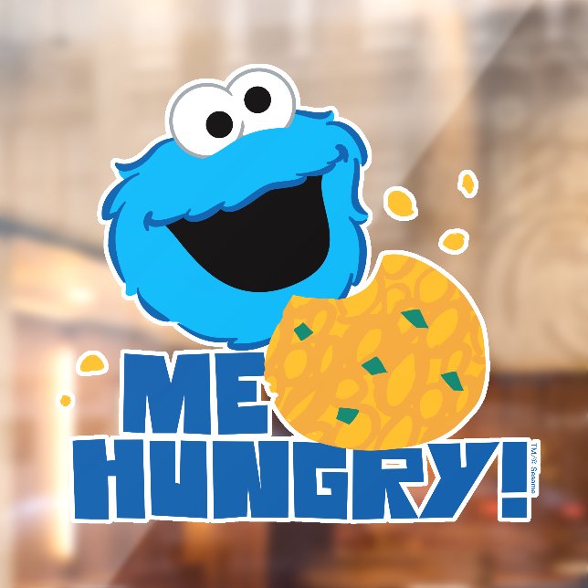 Cookie Monster | Me Hungry! Window Cling (Sheet 2)
