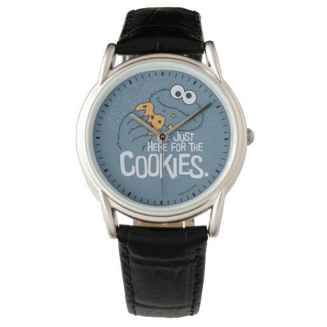 Cookie Monster | Me Just Here for the Cookies Watch (Front)