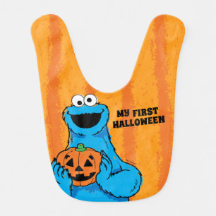 Cookie Monster - My First Halloween Baby Bib