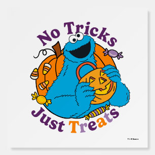 Cookie Monster No Tricks Just Treats Foam Board