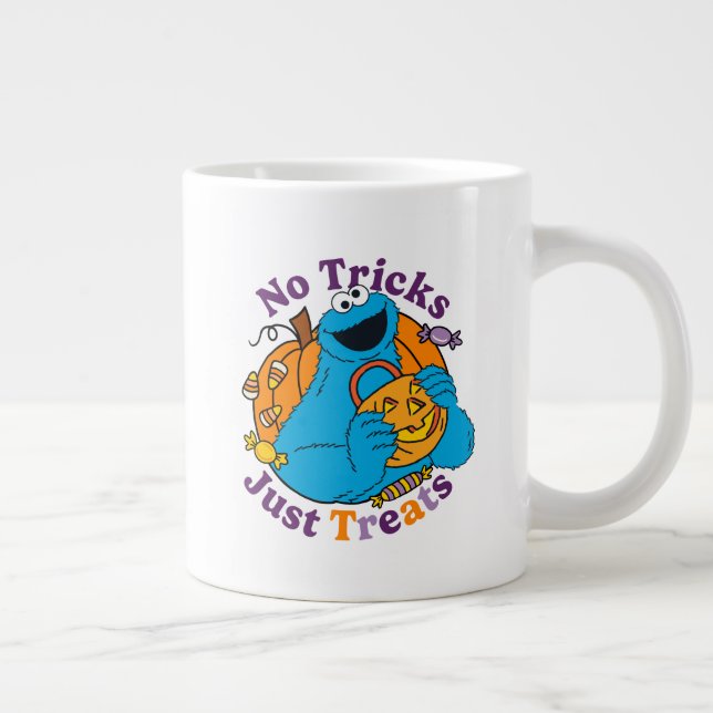 Cookie Monster | No Tricks Just Treats Giant Coffee Mug (Right)
