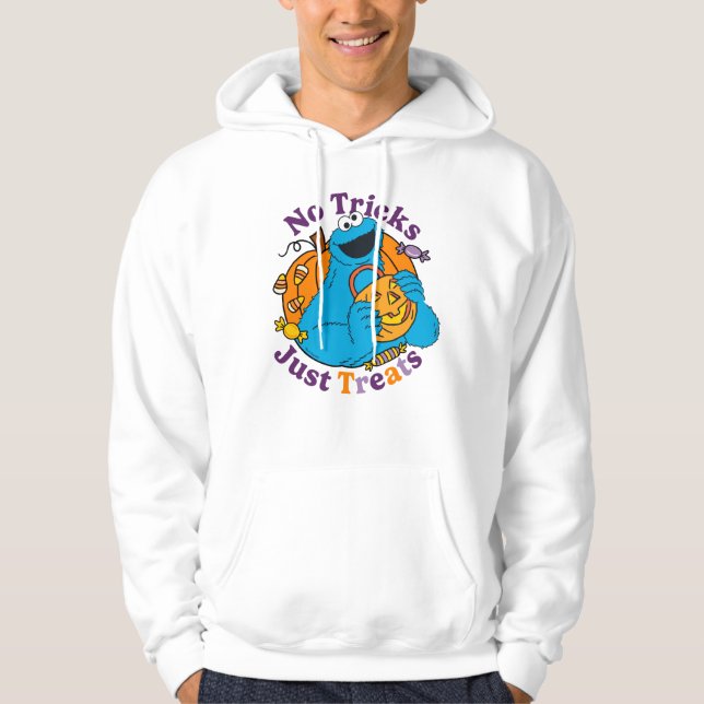 Cookie Monster | No Tricks Just Treats Hoodie (Front)
