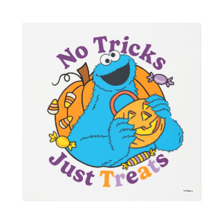 Cookie Monster | No Tricks Just Treats Metal Print