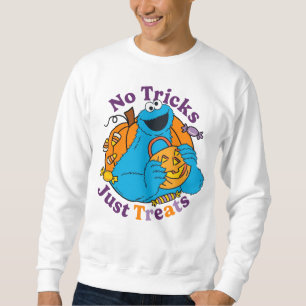 Cookie Monster No Tricks Just Treats Sweatshirt