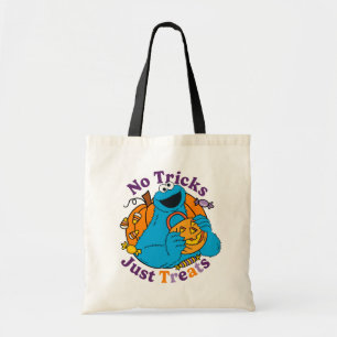 Cookie Monster No Tricks Just Treats Tote Bag