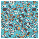 Cookie Monster | Nom Nom Nom Pattern Fabric