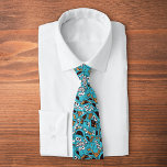 Cookie Monster | Nom Nom Nom Pattern Neck Tie