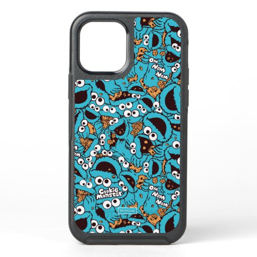 Cookie Monster | Nom Nom Nom Pattern OtterBox Symmetry iPhone 12 Case