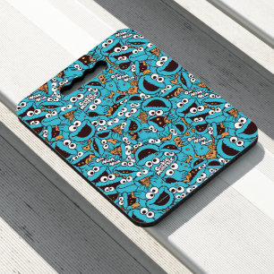 Cookie Monster Nom Nom Nom Pattern Seat Cushion