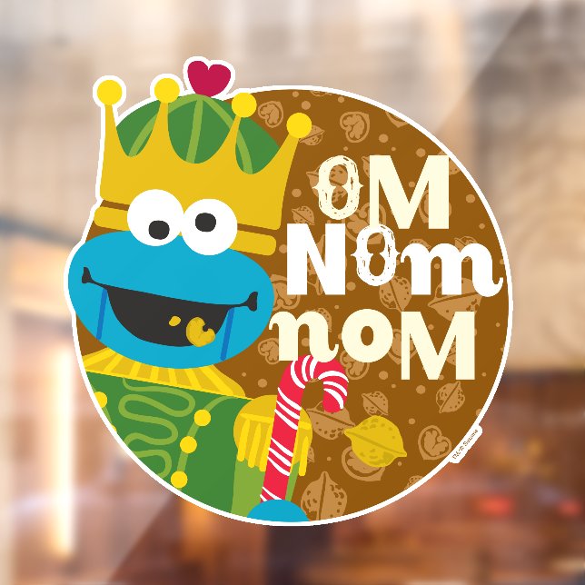 Cookie Monster Nutcracker Window Cling (Sheet 2)