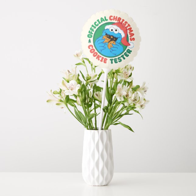 Cookie Monster | Official Christmas Cookie Tester Balloon (Vase)