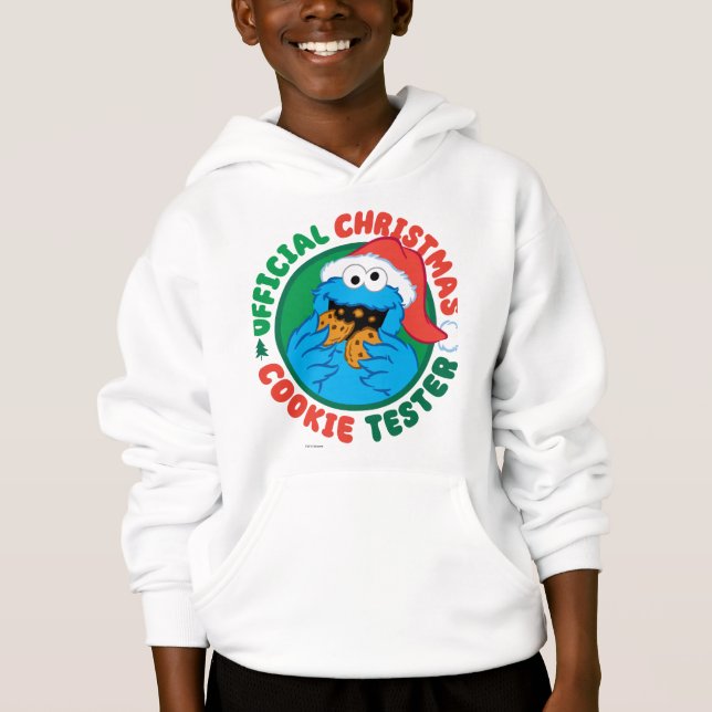 Cookie Monster | Official Christmas Cookie Tester Hoodie (Front)