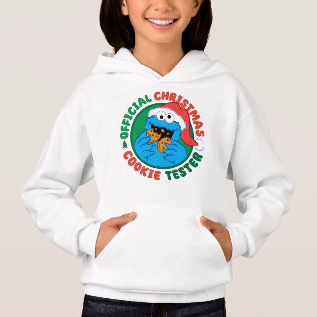Cookie Monster | Official Christmas Cookie Tester Hoodie (Front)