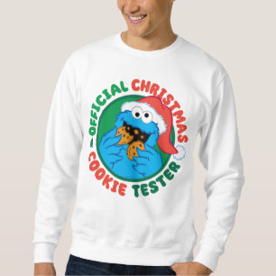 Cookie Monster Official Christmas Cookie Tester Sweatshirt