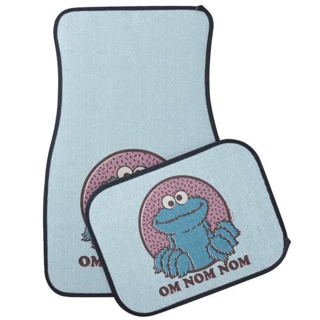 Cookie Monster | Om Nom Nom Car Floor Mat (Set)